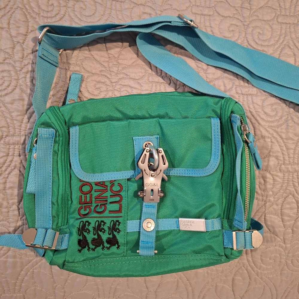 George Gina Lucy junior postman Green/blue Crossbody Bag